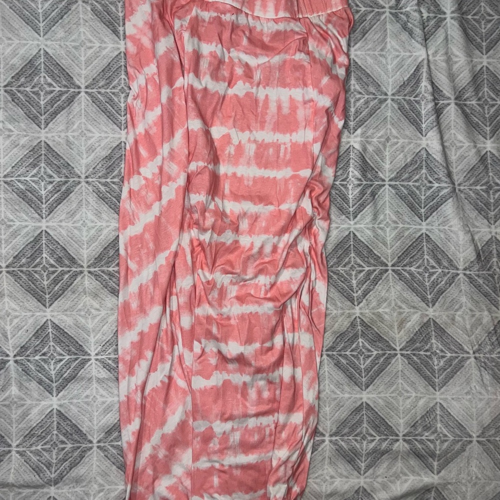 Women's Pink Tie-Dye Skirt